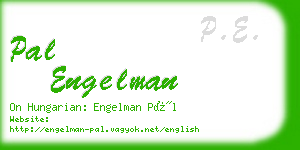 pal engelman business card